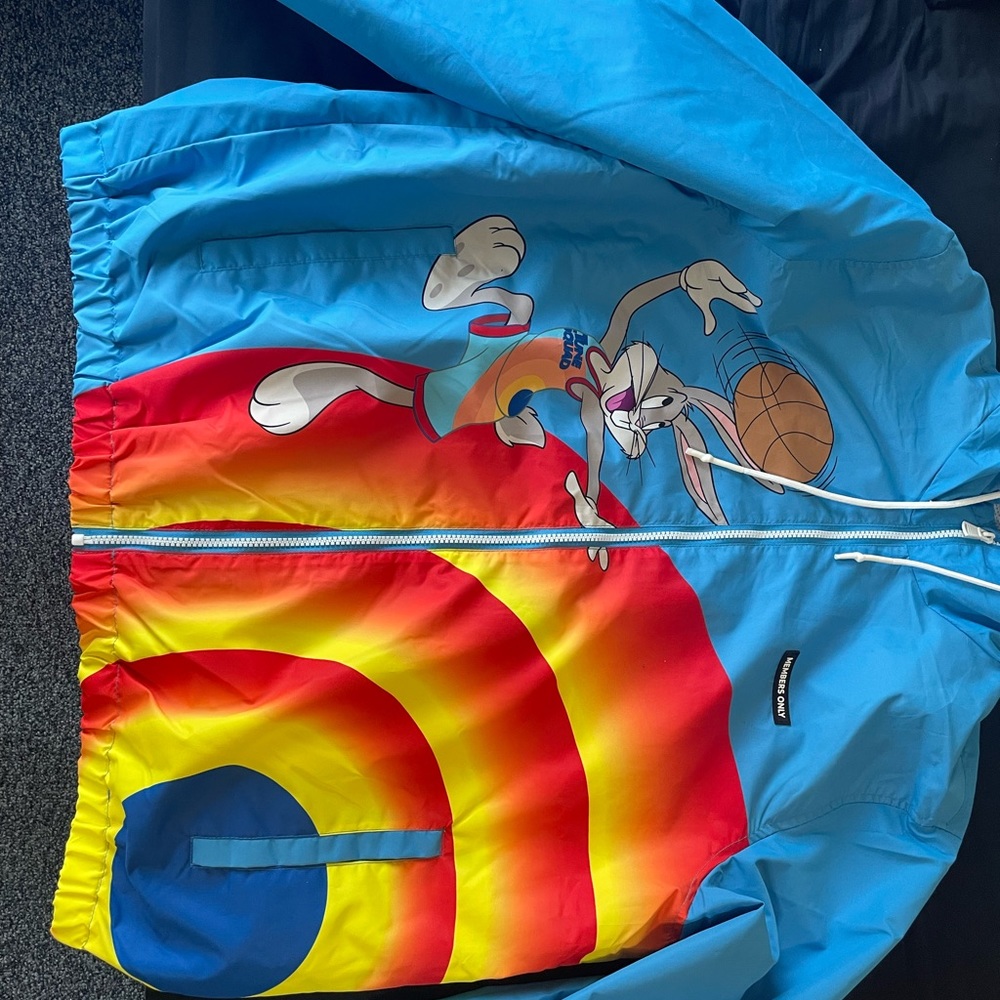 Members Only Space Jam Rain Jacket XL
